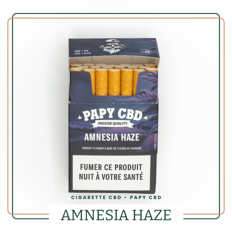 Fleur CBD Papy California Haze Vue Détail AOMA
