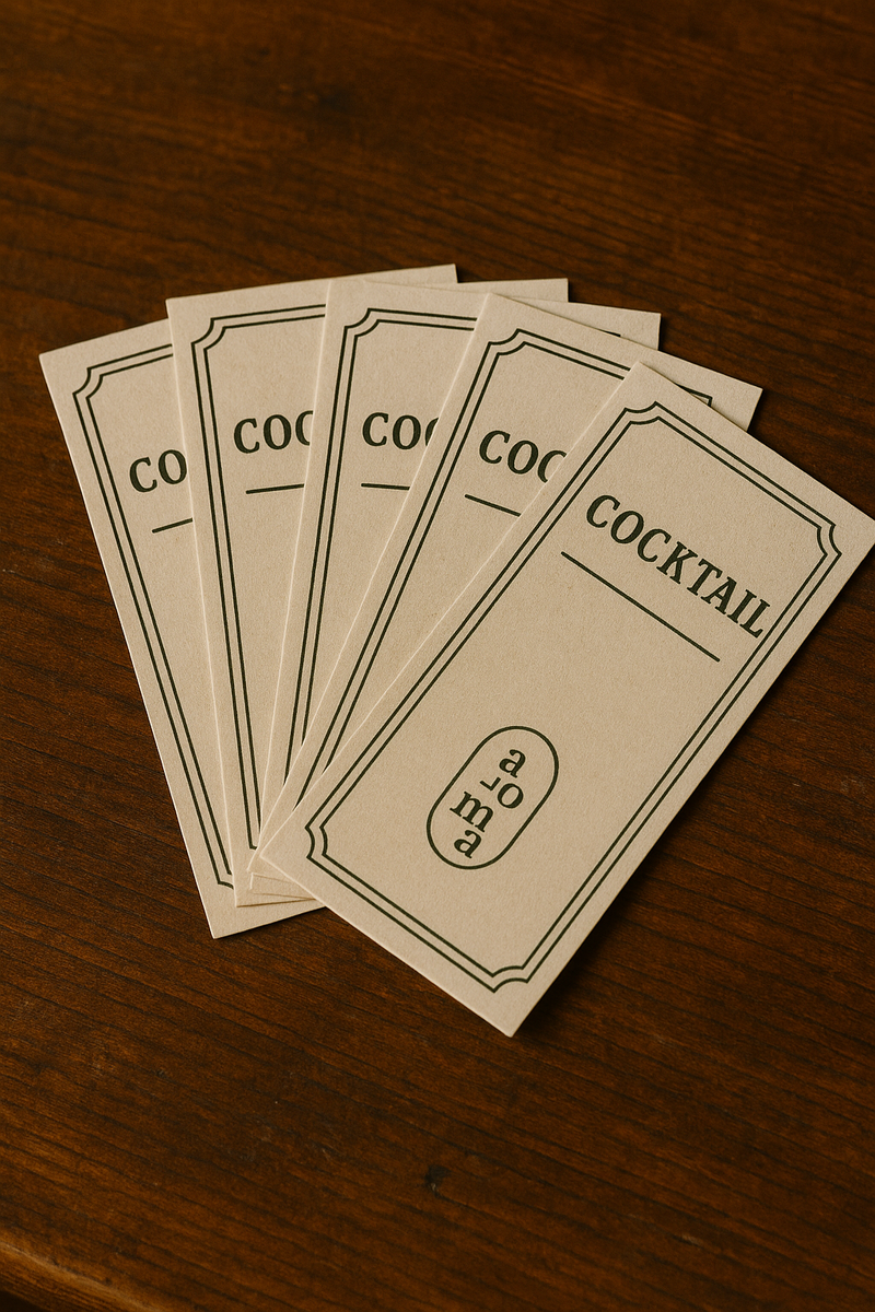 PACK COCKTAIL- 5 TICKETS - 40 €