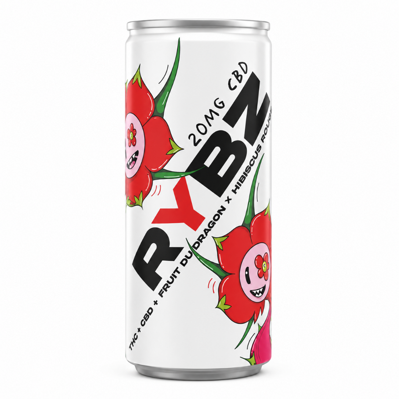 Canette CBD 20mg Boisson Bien-Être AOMA