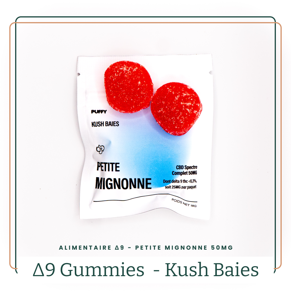 Gummies Petite Mignonne CBD THC Δ9 AOMA
