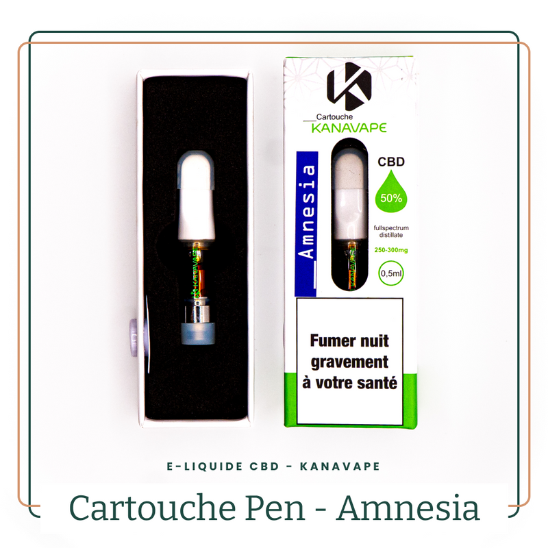 Cartouche CBD Full Spectrum Amnesia 50% AOMA