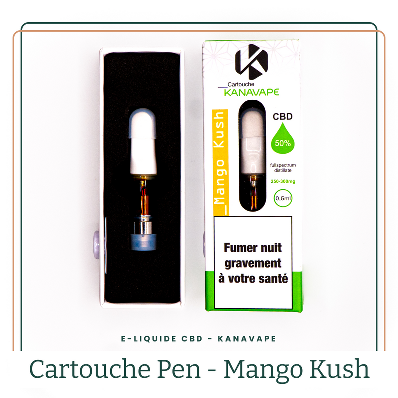 Cartouche CBD Full Spectrum Mango Kush 50% AOMA