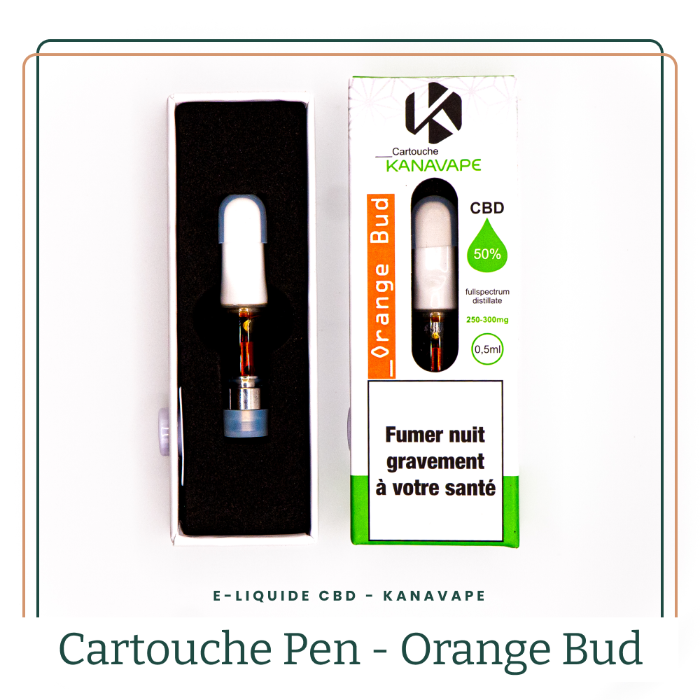 Cartouche CBD Full Spectrum Orange Bud 50% AOMA
