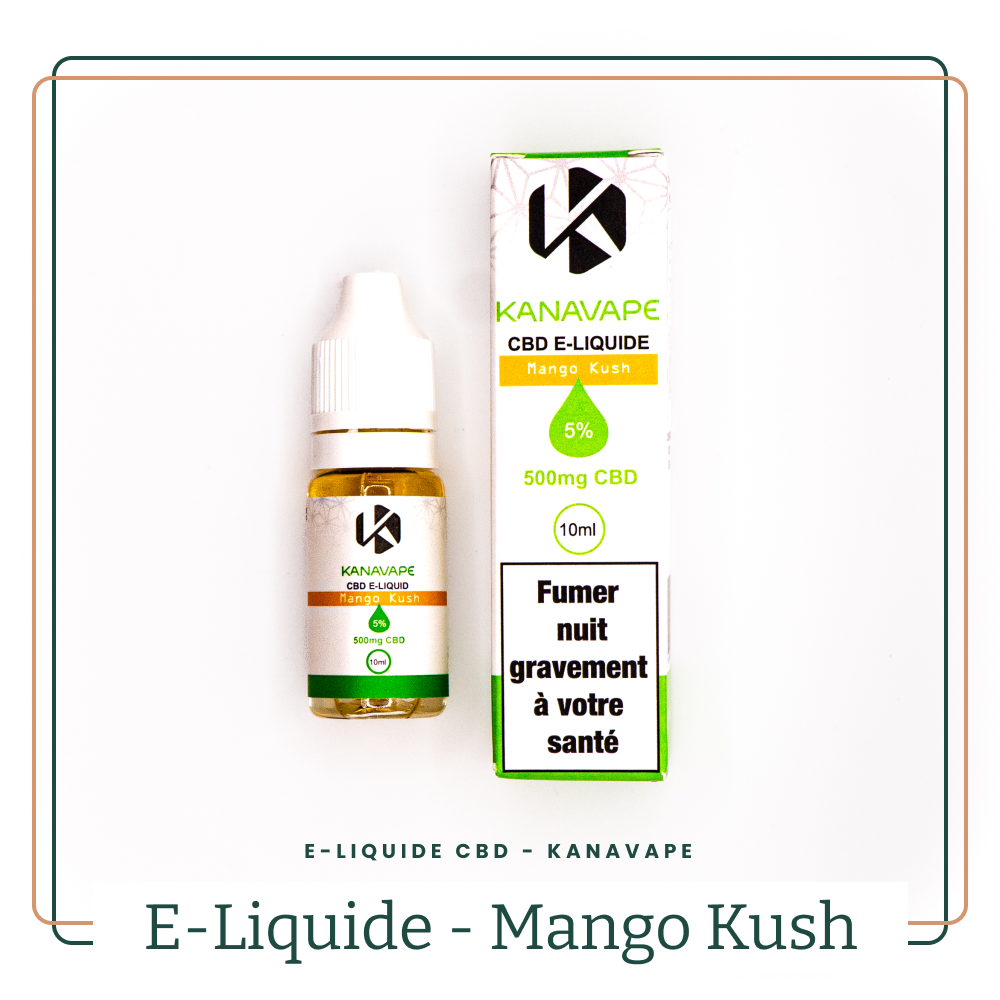 E-liquide CBD Mango Kush Full Spectrum AOMA